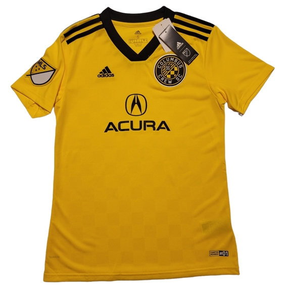 Adidas Woman's MLS Columbus Crew Acura Jersey - Picture 1 of 8